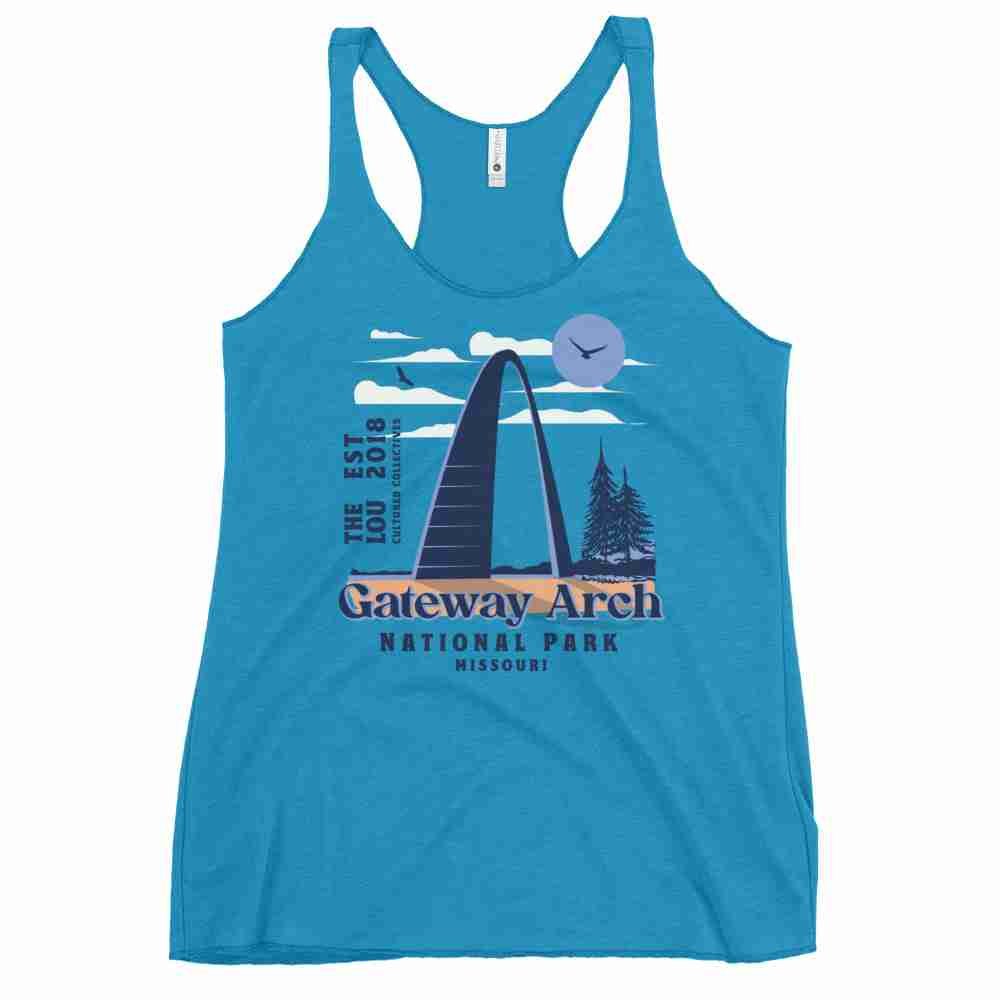 Gateway Arch Women's Racerback Tank