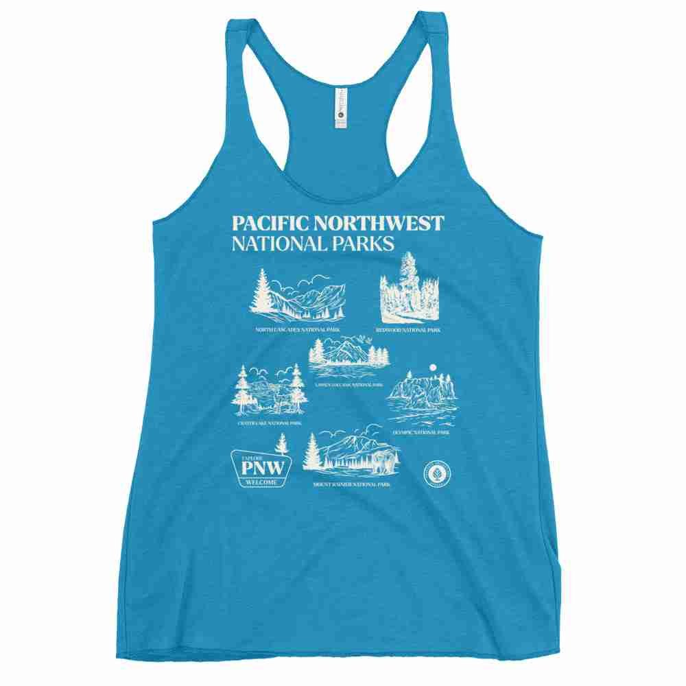 Pacific Northwest National Parks Women's Racerback Tank V2