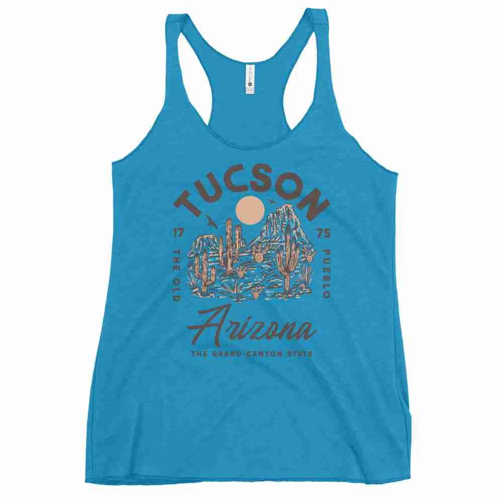 Tuscon Arizona Women's Racerback Tank