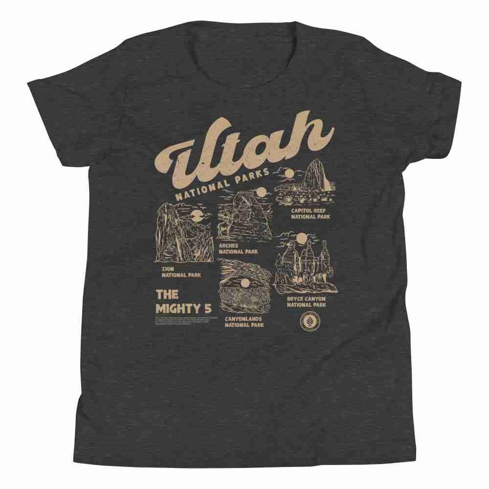 Kids Utah National Parks Tee