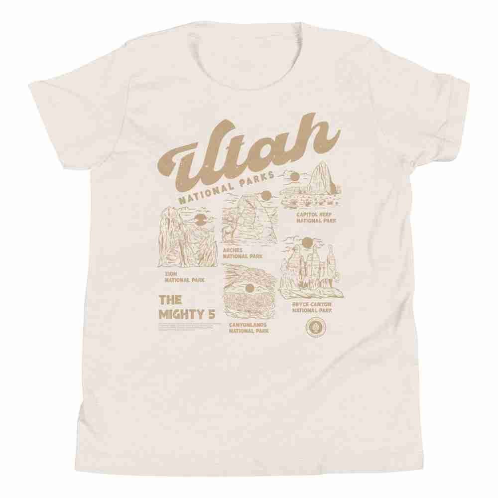 Kids Utah National Parks Tee