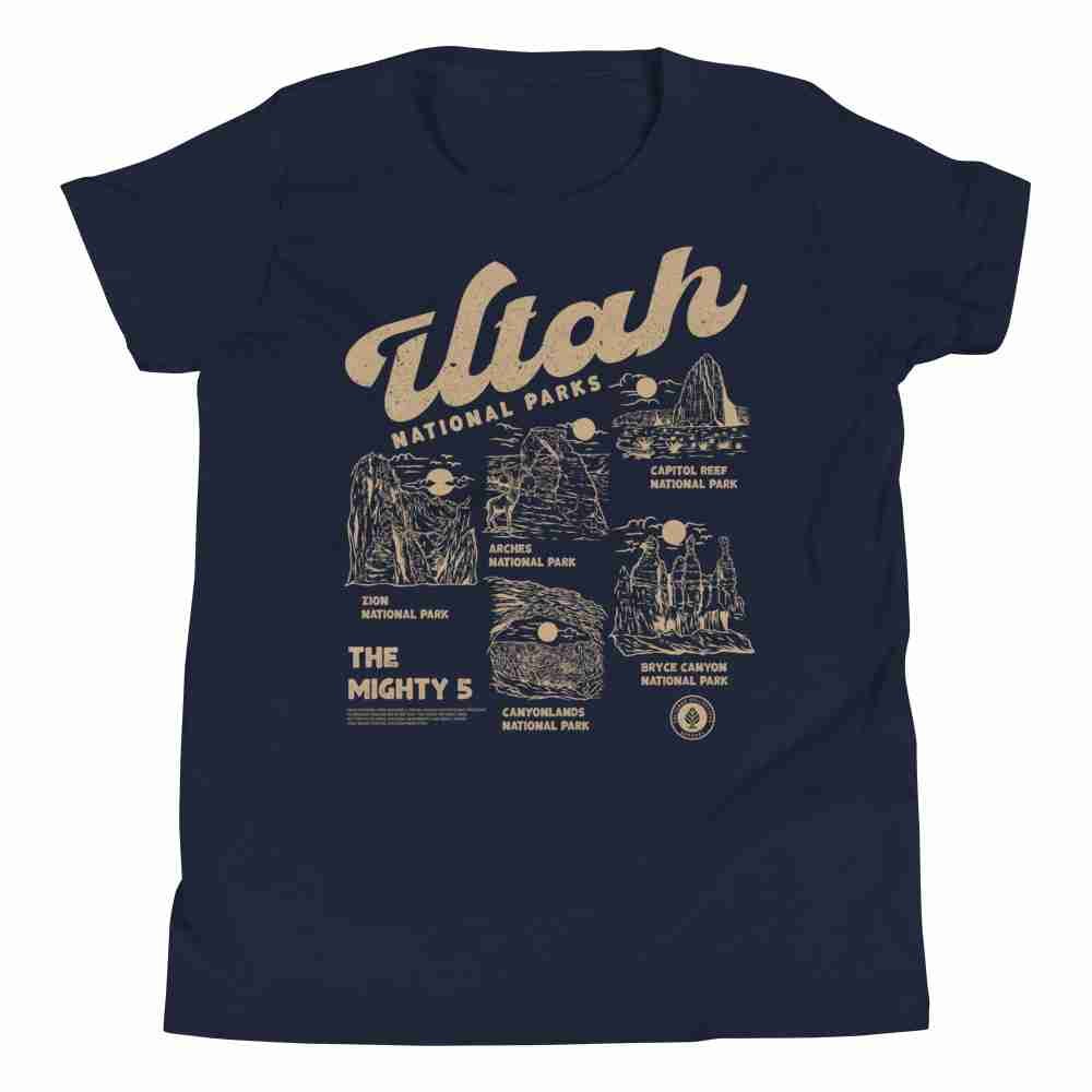 Kids Utah National Parks Tee