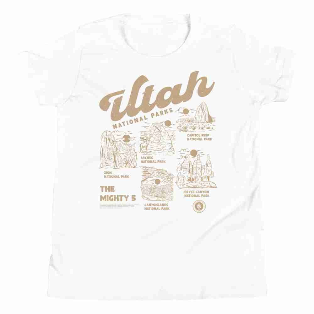 Kids Utah National Parks Tee