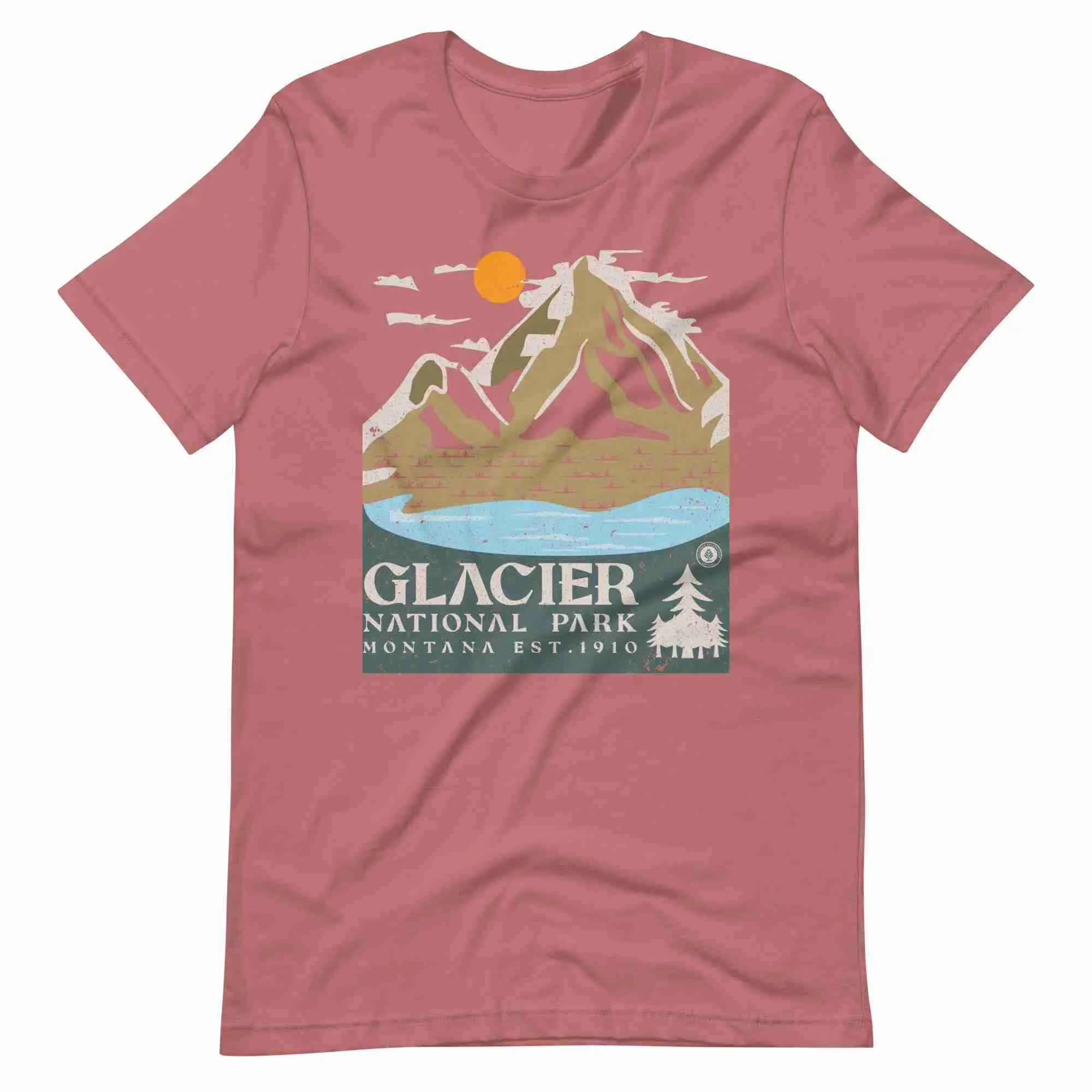 Glacier National Park (Breathable Relaxed Fit T-shirt)