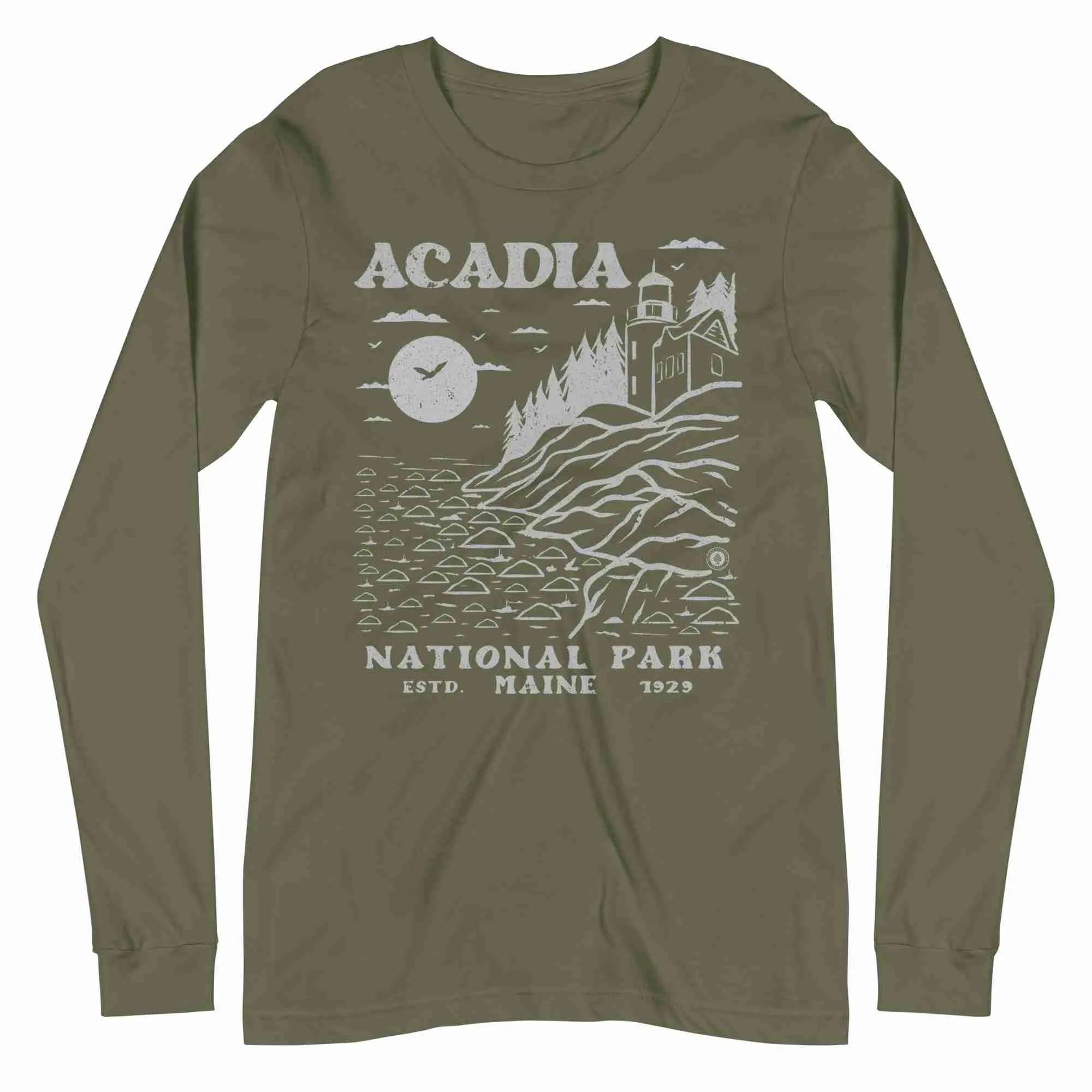 Acadia National Park Shirt Hiking Tees Outdoor Shirts Wilderness