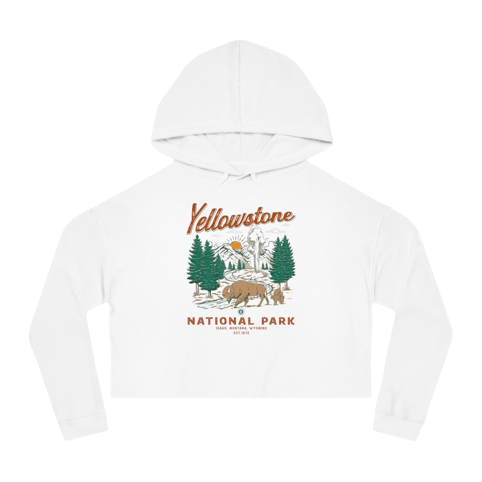 Yellowstone National Park Women’s Cropped Hoodie